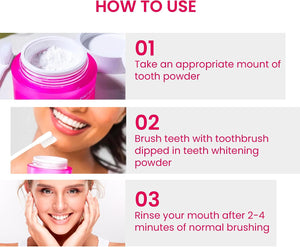 MEOLY Pap+ Tooth Powder Teeth Whitening Toothpaste