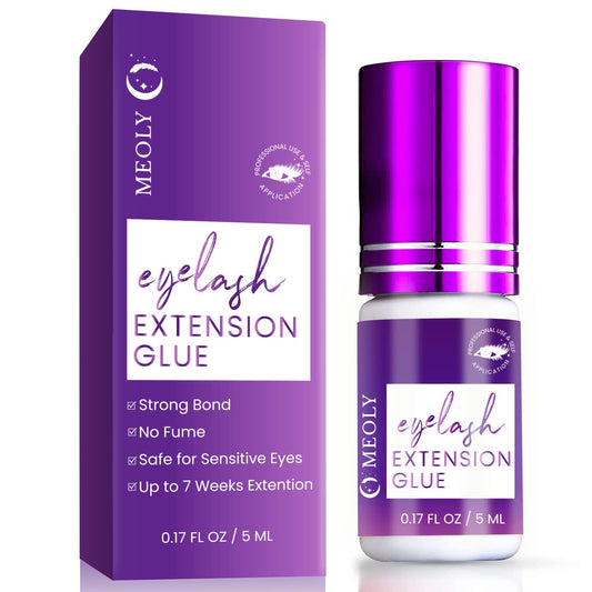 Eyelash Extension Glue - 2023 Newest Formula - No Fume Lash Extension Glue for Sensitive Eyes
