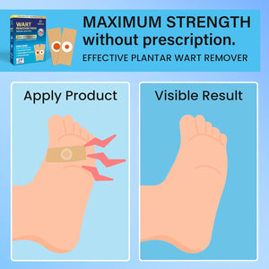 Plantar Wart Remover Pads: Salicylic Acid Wart Remover Bandaid image 1